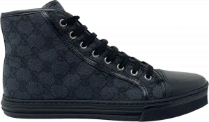 Кроссовки Gucci GG High Logo Print, черный