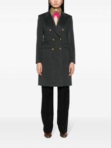 Tagliatore двубортное пальто из смесовой шерсти, серый