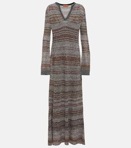 Печатный кафтан Missoni, Multicolour Black Base