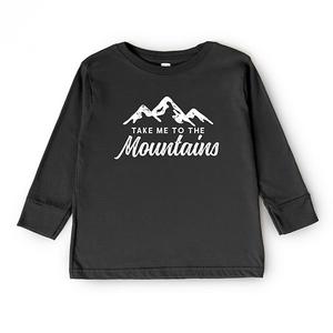 Футболка с длинным рукавом Take me to the mountains The Juniper Shop, Black