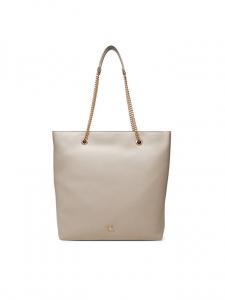 Сумка Minimal Monogram Chain Tote LV04F3204G Calvin Klein, бежевый