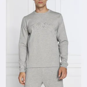 Легендарная толстовка Salbo стандартного кроя Boss, серый