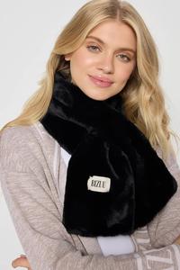 Шарф ПУШИСТЫЙ Bizuu, черный
