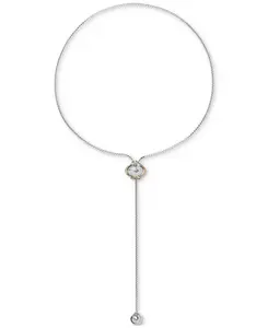 Скульптурное ожерелье-лариат длиной 25 дюймов в форме лопаты Kate Spade New York, silver/gold