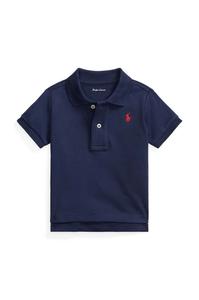Детское хлопковое поло Polo Ralph Lauren, темно-синий
