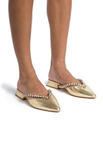 Мюли Alma en Pena, золотистый