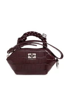 Мини-сумка с логотипом Ganni, красный