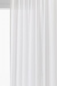 Штора H&M Wide Flax Admixture, 1 штука, 250х250 см, белый