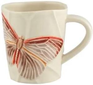 Кружка Bordallo Pinheiro Cloudy Butterflies, 324 мл, бежевый