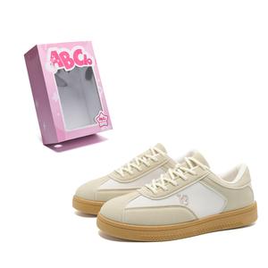 ABCIO Женские скейтбордские кеды низкие светло-голубые/бежевые/белые темно-синий - бежевый, цвет Beige