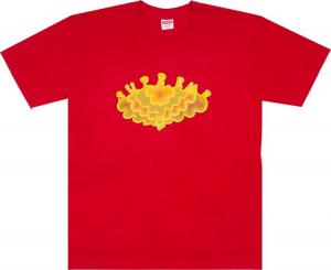 Футболка Supreme Cloud Tee 'Red', красный