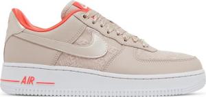Кроссовки Nike Wmns Air Force 1 '07 'Fossil Stone Laser Crimson', розовый