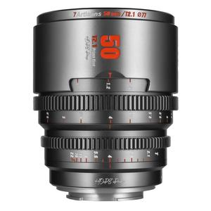 Кинообъектив 7Artisans Hope 50mm T2.1 S35 Cine Lens, Micro 4/3 Mount, титановый серый