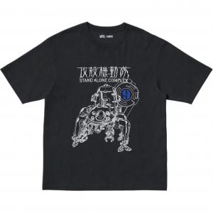 UNIQLO Футболка S.A.C. S.A.C. Collaboration SS25 мужская Black