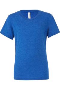 Футболка с круглым вырезом из холщовой ткани Triblend / Мужская футболка с коротким рукавом BELLA + CANVAS, цвет true royal triblend