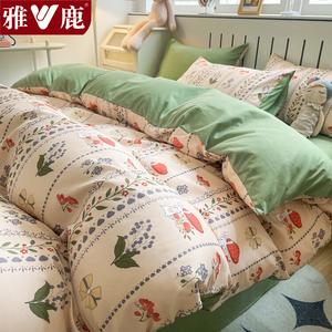 Yalu Пододеяльник 180х220 см из хлопка, классический танец, комплект из 4 предметов