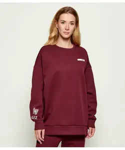 Толстовка Oversize fit Ea7, красный