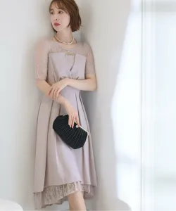 Платье для свадебной вечеринки с ленточкой на спине в стиле бюстье, приглашение на торжество, платье для встречи выпускников Pourvous, цвет Lavender