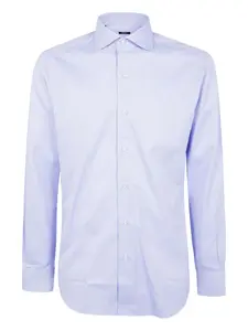 Хлопковая рубашка Barba, синий