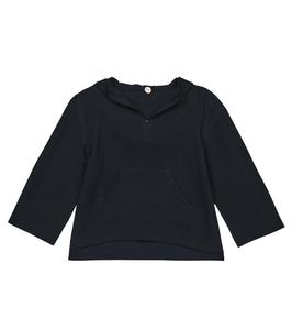 Толстовка с капюшоном Nani из хлопка The Row Kids, Gingerbread