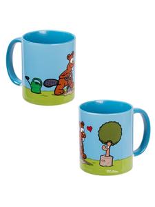 Кружка Ральфа Рута - кружка "Бобр и копающий дерево", кофейная кружка 320 мл, разноцветная Ralph Ruthe