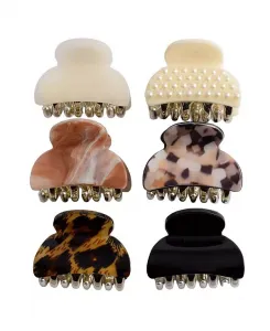 Набор из 6 женских заколок-когтей – ретро-стиль осень Headbands Of Hope, multi