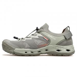 Нескользящая устойчивая к истиранию амортизирующая обувь для треккинга по рекам мужская wheat cyan HUMTTO, Wheat Cyan