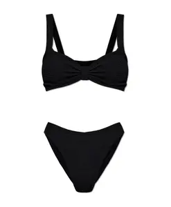 Купальник Бонни из двух частей Hunza G, черный