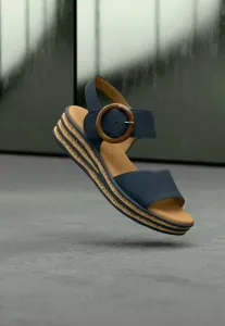 Сандалии на танкетке Gabor, Marine