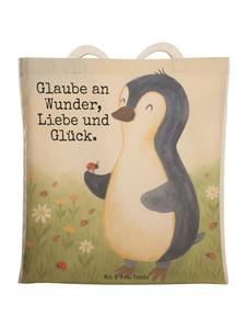 Mr. & Mrs. Panda Сумка с изображением пингвина и божьей коровки и надписью белого цвета