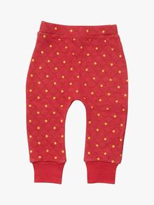 Детские красные звезды стеганые джоггеры Little Green Radicals, Red/Yellow