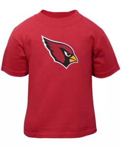 Футболка с логотипом команды Toddler Cardinal Arizona Cardinals Outerstuff, красный