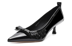 Женские туфли на высоком каблуке pink/black ELLE, черный