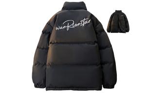 WARRIOR Пуховик Unisex, Black White