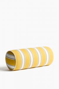 Подушка H&M Cotton Roller For Outdoor Use, 18x45 см, желтый