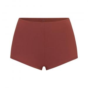 Шорты SKIMS Signature Swim Bikini Bottom, коричневый