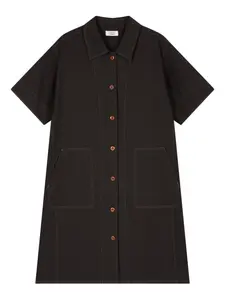 Платье-рубашка с короткими рукавами Tomboy, зеленый