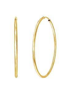 Lucardi Круглые серьги из стерлингового серебра 925 пробы