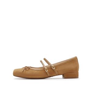 Staccato Туфли Мэри Джейн на толстом каблуке Spring Waltz высотой 2,5 см, женские, винтажные, коричневые