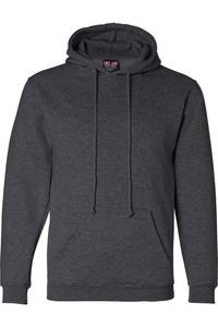 Толстовка с капюшоном Bayside USA-Made, цвет charcoal heather