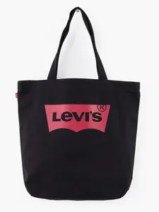 Сумка-шоппер Levi's с модным принтом логотипа женская сумка женская сумка с ручкой, черный