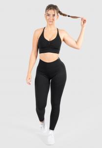 Спортивные бюстгальтеры с легкой поддержкой HAILEY SCRUNCH Smilodox, черный