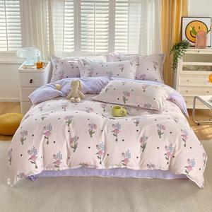 FUANNA Комплект постельного белья, 200 см, 4 предмета