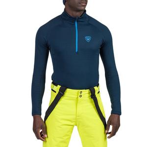 Флисовая куртка-полупильник Rossignol Blackside с застежкой-молнией до середины груди (мужская), Dark Navy