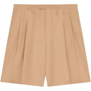 Плиссированные шорты Givenchy, tan