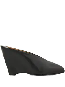 Мюли с открытым носком Ferragamo, черный