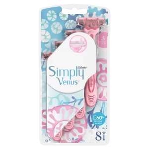 Gillette Simply Venus 3 женские бритвы, 8 шт/1 упаковка