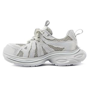 CAMEIDO Низкие массивные кроссовки женские, шампанского-синего цвета