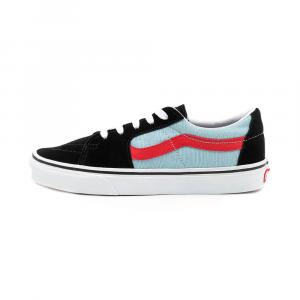 Кеды Vans SK8-low Unisex, черный/светло-голубой