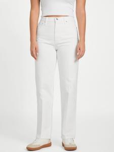 Прямые джинсы с высокой посадкой Caleena Guess Factory, экрю